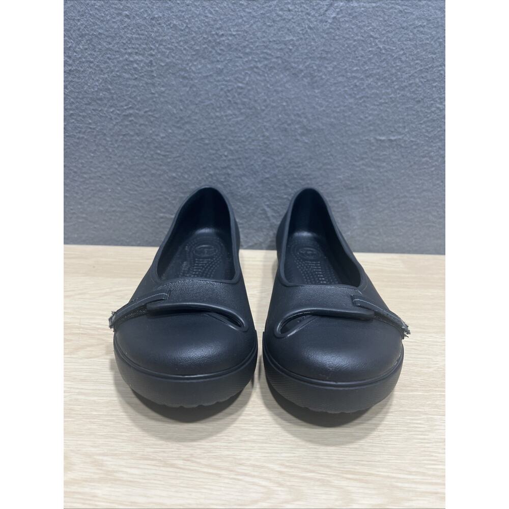 Crocs Loafer Crocband 2.5 Black Slip On Adjustable Strap Comfort Womens Size 7 - Picture 3 of 10